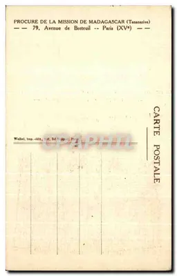 Observatório de Tananarive — Pavilhão das Missões — Padres Jesuítas — Verso