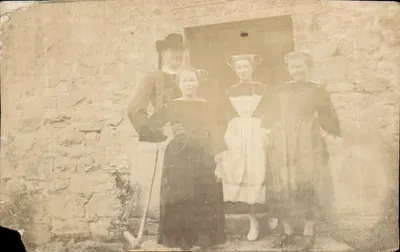 Foto Folclore Bretão Bretânia Trajes