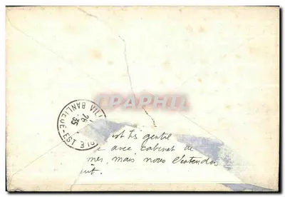 Lettera Grand Hotel des Princes Biaritz Per Villemonbmle Monsieur Baron Rue des Capucines 1935 — Verso