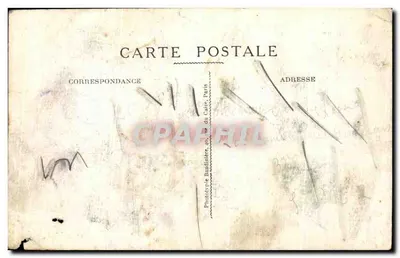 Zeppelin neergeschoten in Revigny — De Grote Oorlog 1914-16 — Phot-Express, Parijs 949 — Achterkant