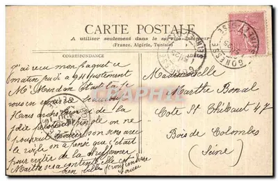 Pescador junto a un lago en Ginebra — editor ATAR, SC — Reverso