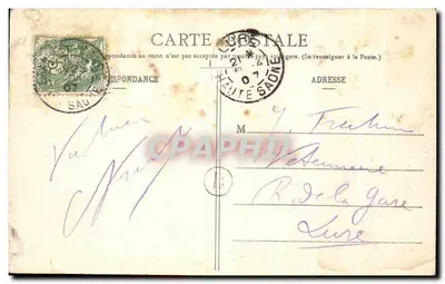 Granges-le-Bourg (Haute-Saône) — Widok z południa — Paul Chovinot, fot. Granges-le-Bourg (Haute-Saône), nr 4 — Rewers