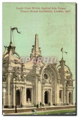 Palais des Arts Appliqués Britannique — Südseite — Franco-Britische Ausstellung, London, 1908