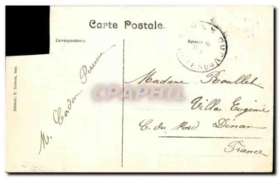 Spy — Château de Mme. Reumont — Éditeur P. Salmon, Spy — Verso