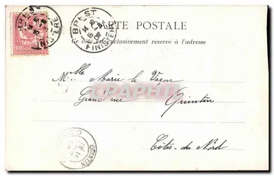 S.S. Pie — Portrait d'un prélat — Héliotypie A. Dugas — Achterkant