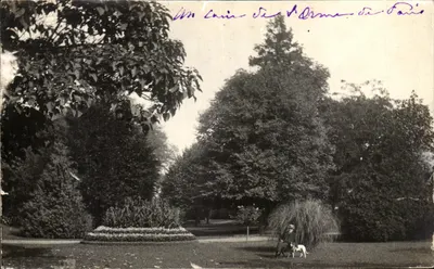 Jardim da Villette — Paris — editor desconhecido, número de série não visível