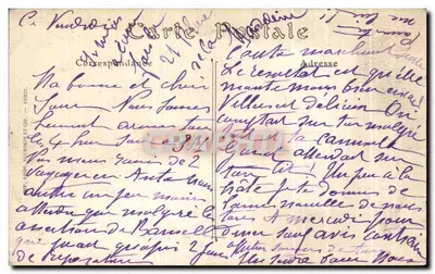 Zamek VILLERS-SUR-GLOS — widok z jeziorem — ND. Phot. n° 819 — Rewers