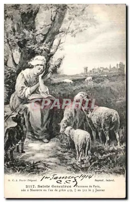 Santa Geneviève — Patrona de Paris — G. C. A. Paris (Depositado) n°2117