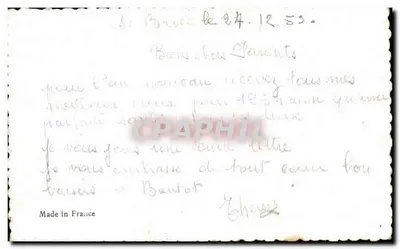 Bardzo dobre życzenia — Karta życzeń z różami i gwidonkami — PC 501 — Rewers