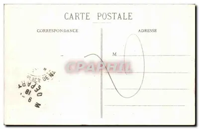 Marseille — Vue générale sur N.-D. de la Garde — Éditeur EL. n° 163 — Verso