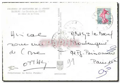 A Cidadela da Corse — Corse — Éditions Iris — Verso
