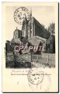 Mont Saint-Michel — Les remparts et la merveille — B.F. Paris