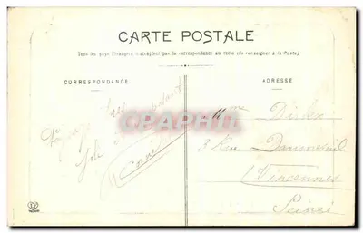 Lourdes — Widok z góry na bazylikę — Fototypia Labouche Frères, Toulouse, nr 815 bis — Rewers