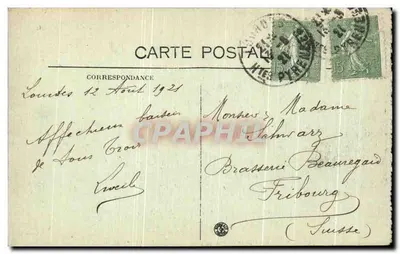 Lourdes — Krzyż Świętego Kryzysa — Édit. F. Viron — Rewers