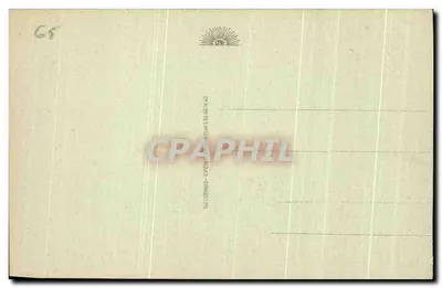 Lourdes - El Castillo Fuerte y el Gave — Tarjeta postal antigua n°124 — Reverso