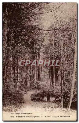 Villers-Cotterêts (Aisne) — A Floresta - Visão das Sentinelas — Imp. Lécuyer