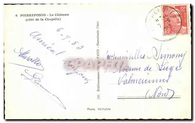 Pierrefonds - Zamek (strona krypta) — Wyd. CAVARIN (32) — Rewers