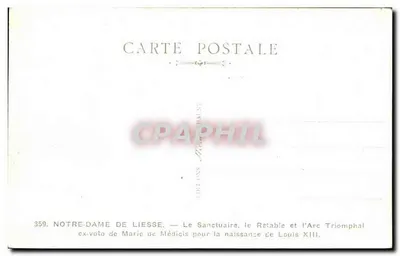 Nossa Senhora de Liesse — Santuário, Retábulo e Arco Triunfal — Médicis — Verso