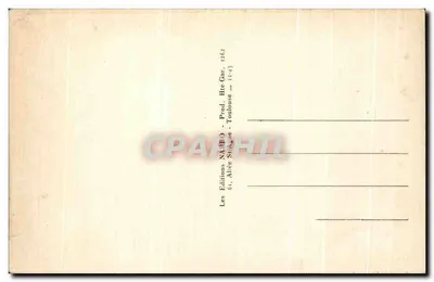 Arredores de Montrréjeau — Castelo de la Valmirande, seu jardim à francesa — TW 25666 — Verso