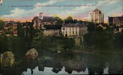 La Roche-Posay (Vienne) — Vista Geral lado Norte — R. D.