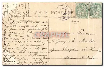 Rambouillet - O Parque - Ilha das Rochas — P. Marmuse, Paris — Verso