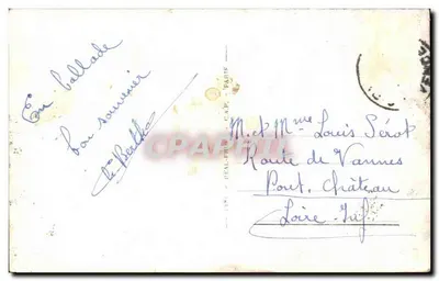 Ile de Noirmoutier — Anse Rouge — Publisher C.A.O. n°6 — Back