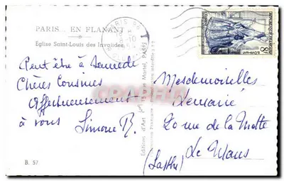 Iglesia de San Luis de los Inválidos — París — Ediciones de Arte Lathu — Reverso