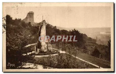 Moilinieux — Ruínas do castelo de Robert-le-Diable — Monumento comemorativo dos combates de 1871 — Editor Mona