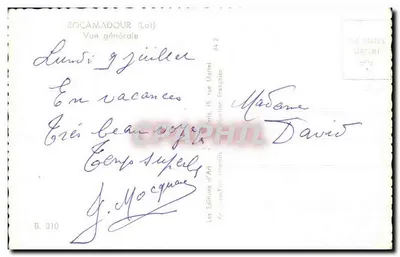 Rocamadour (Lot) — Widok ogólny — Les Éditions d'Art Verité — Rewers
