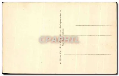 CANNES - Hotel Carlton — Wydawca E.H. Taron — Rewers