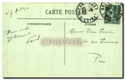 Orléans — Casa de Agnès Sorel — LL — Verso