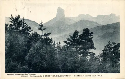 Arredores de Monestier-de-Clermont — O Mont Aiguille (2097 m.) — Mondet, n° 5590.6