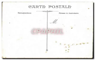 앤티크 엽서 쁘랑트몽 1870-1871년 전몰자 기념비 — 뒷면
