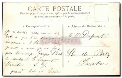 Arredores de Toulon — O Cabo Marrom, Margem do mar — Coleção A. Couturier — Verso