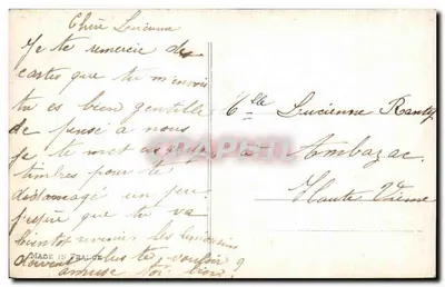 Panais em um cesto — assinado Fauville 1887 — editor não visível — Verso