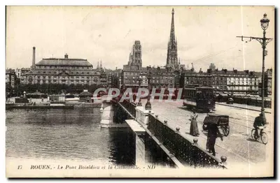 Rouen - Le Pont Boieldieu et la Cathédrale - ND