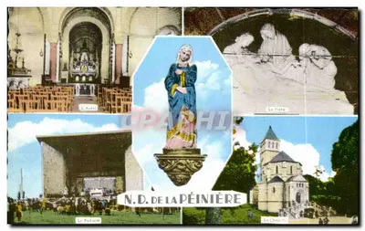 N.D. de la Pénière — O Altar, A Pinto, O Pódio, A Capela — Editor P. Mesny, 7478