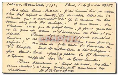 Paris — La Sainte-Chapelle — Ellen, n°42 — Verso