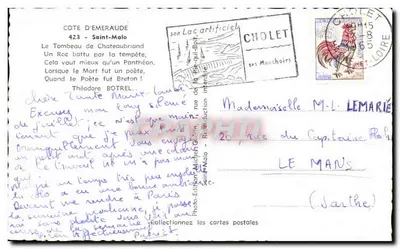 La Tumba de Chateaubriand — Saint-Malo — Editor Emge — Reverso