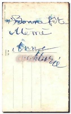 Dziecko i pies — Urodziny — M.D., seria n°4725 — Rewers