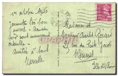 Paris - La Madeleine - A.P. - Igreja de Santa Magdalena — Verso