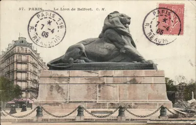 Paryż — Le Lion de Belfort — C.M.