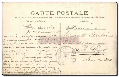 Paryż — Le Lion de Belfort — C.M. — Rewers