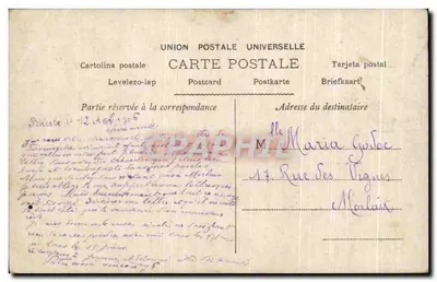 Tour de valse, gentis palavras — Vamos rápido com poucas palavras! — Série 510, editada pela Sociedade Anônima das Cartas Postais — Verso