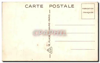 Iris — bouquet de fleurs violettes et jaunes — éditeur : 16, Place du Havre - Paris — Rewers