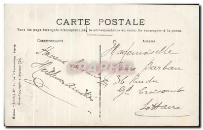 Flores de ciclamenos — Feliz Natal — Editora ETOILE, n° 531 — Verso