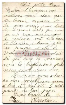 Duas jovens — carta postal decorativa — 910 — Verso
