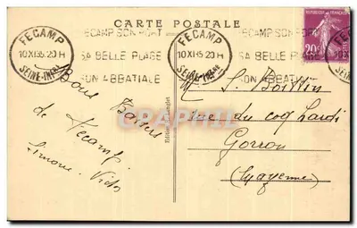 Fécamp — La Benedictine — Edizione R. Beugiet, n°49 — Verso
