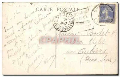 Vale da Tarde entre Évaux-les-Bains e Chambon — La Creuse Pittoresque, n°1506 — Verso