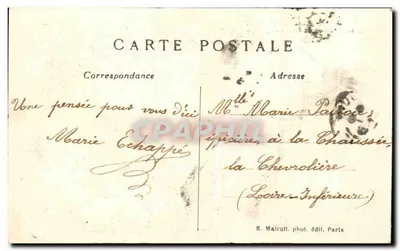 Paris - Le Sacré-Cœur de Montmartre et la Savoyarde - E.M. n°5014 — Verso